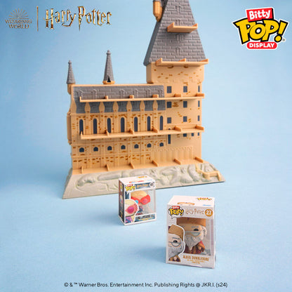 Display Bitty Pop de Harry Potter con castillo de Hogwarts y figuras de Dumbledore y Luna Lovegood