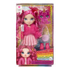 Muñeca Magenta Monroe Rainbow High rosa con bolso, mascota y calzado
