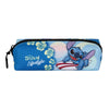 Portatodo azul Disney Stitch Lifestyle con cremallera y diseño de surf