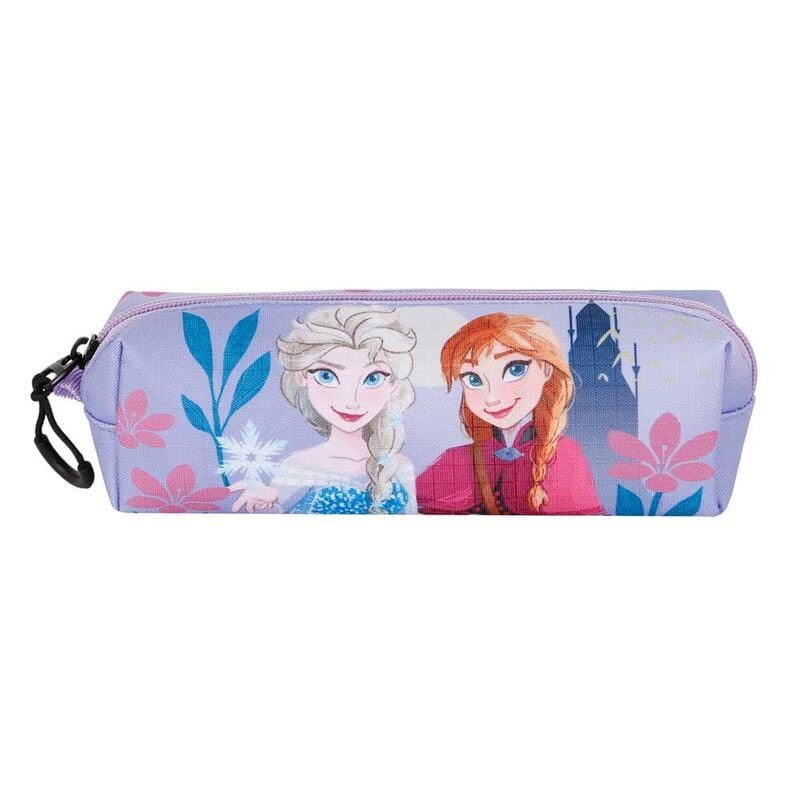 Portatodo Frozen 2 de Disney con Elsa y Anna en tonos lavanda