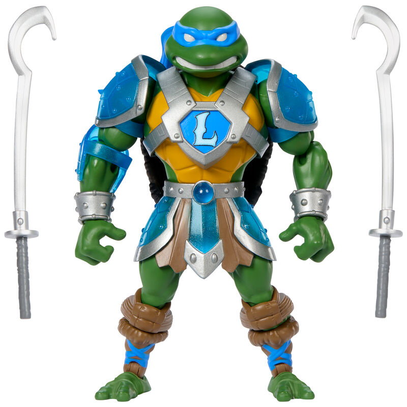 Figura articulada de Leonardo Turtles of Grayskull con armadura de Eternia - 2