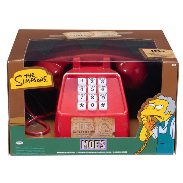 Teléfono rojo de bromas de Moe de Los Simpson