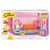 Playset diorama de la sala de estar de Los Simpson con figura de Homer