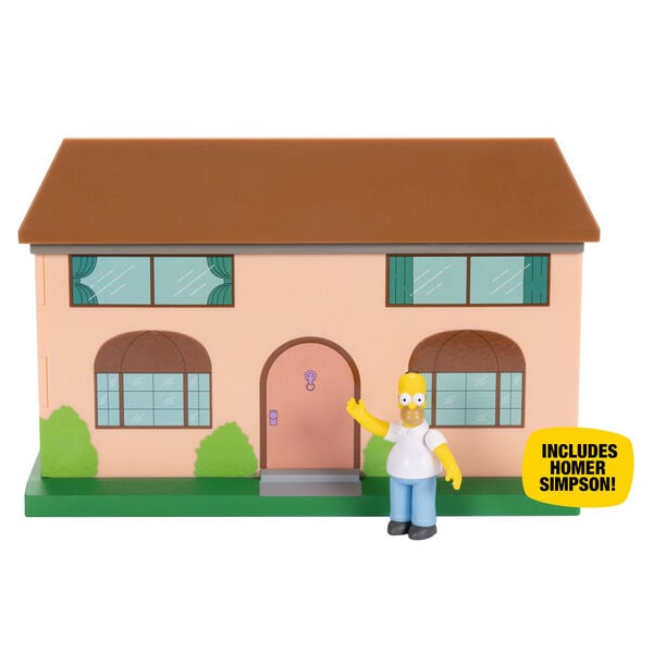 Playset diorama de la sala de estar de Los Simpson con figura de Homer - 5