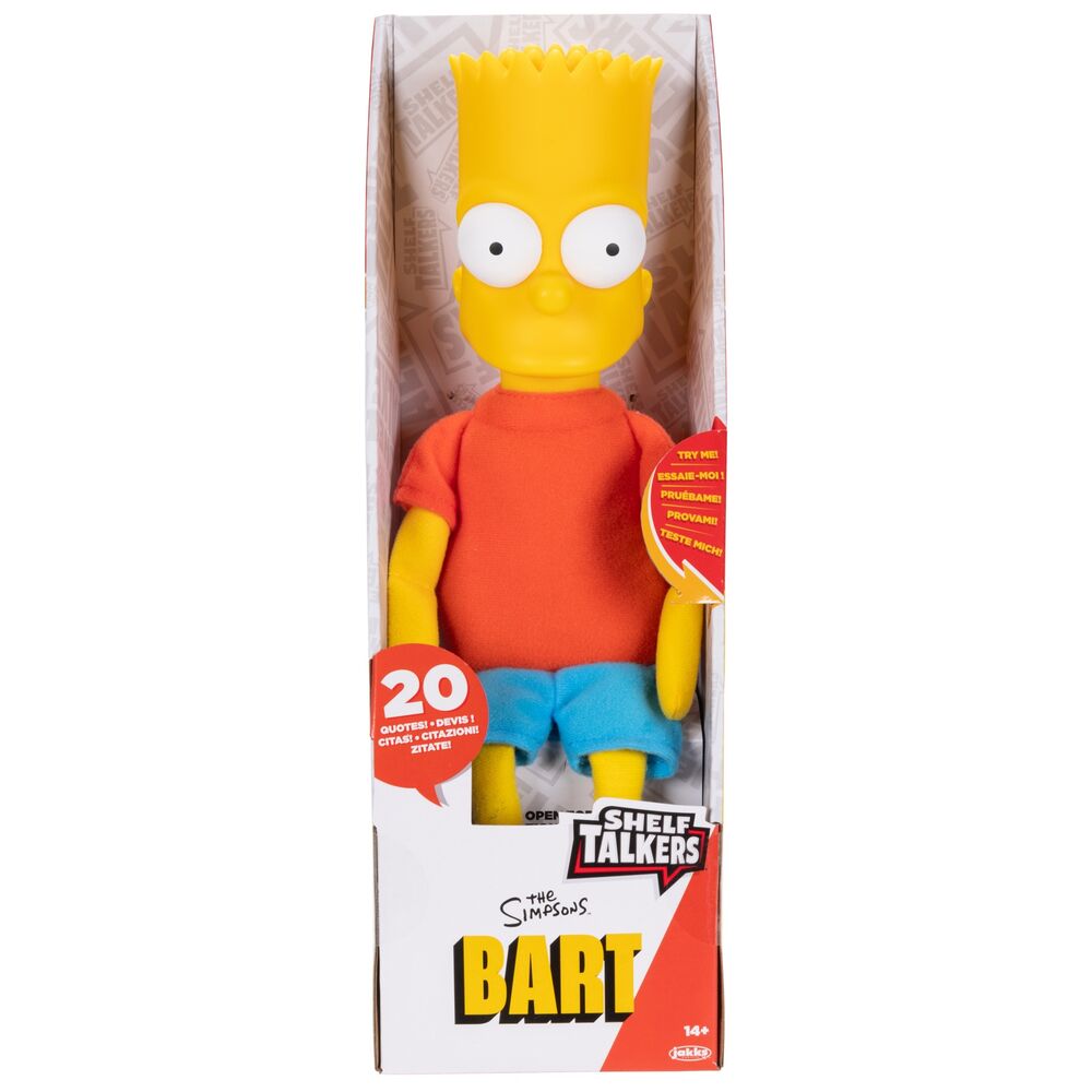 Peluche parlante de Bart Simpson de 33 cm en su caja - 5