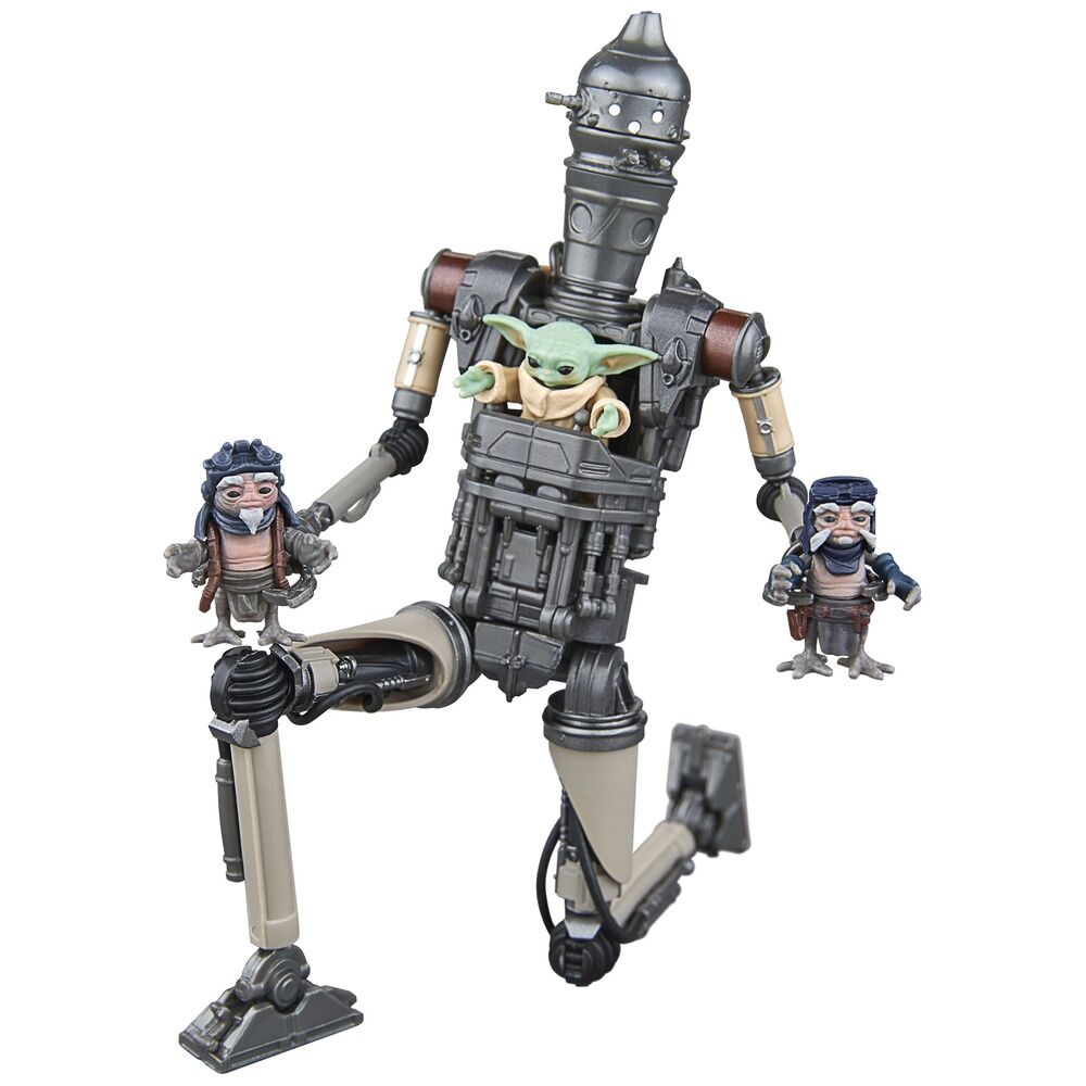 Set Star Wars The Black Series con figuras de IG-12, Grogu y mecánicos anzellanos - 4