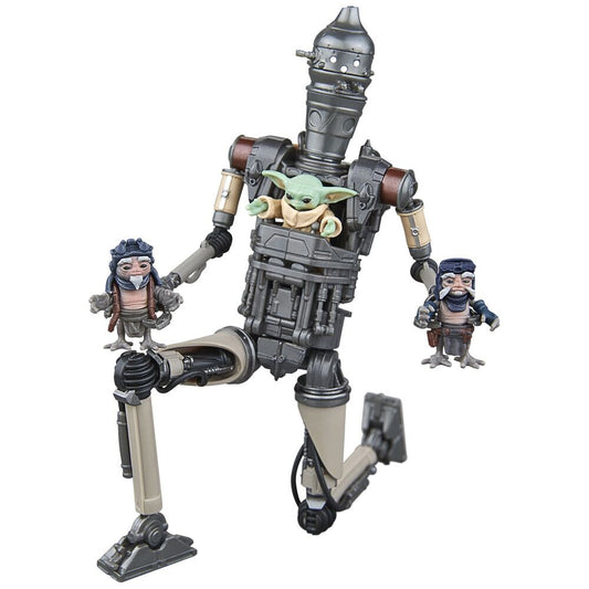 Set Star Wars The Black Series con figuras de IG-12, Grogu y mecánicos anzellanos - 4