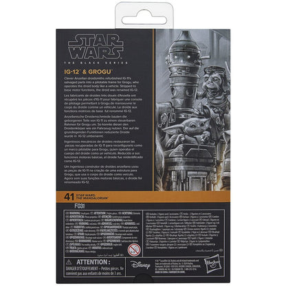 Set Star Wars The Black Series con figuras de IG-12, Grogu y mecánicos anzellanos - 11