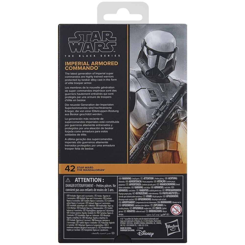 Figura Imperial Armored Commando de Star Wars The Mandalorian - 9