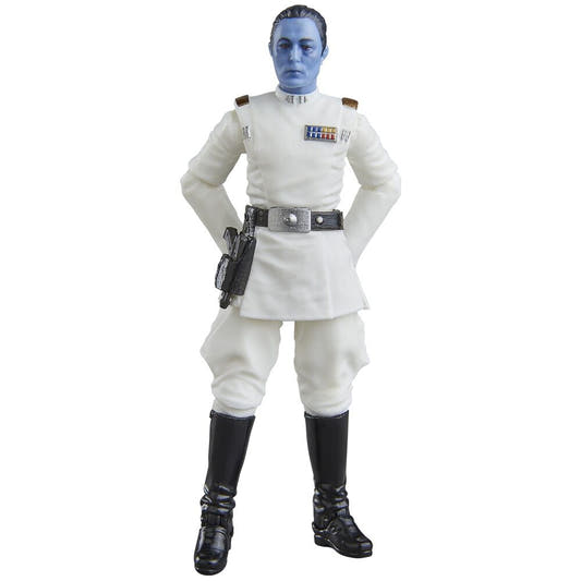 Figura articulada de Grand Admiral Thrawn con uniforme blanco y bláster - 3