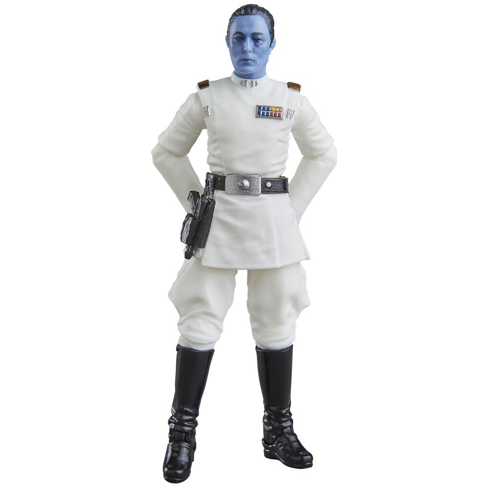 Figura articulada de Grand Admiral Thrawn con uniforme blanco y bláster - 3