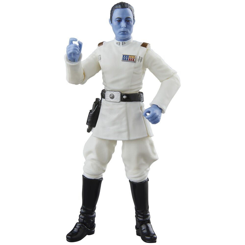 Figura articulada de Grand Admiral Thrawn con uniforme blanco y bláster - 5