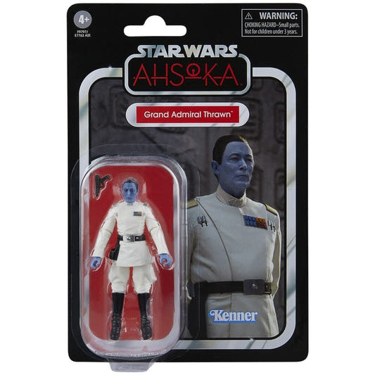 Figura articulada de Grand Admiral Thrawn con uniforme blanco y bláster - 2