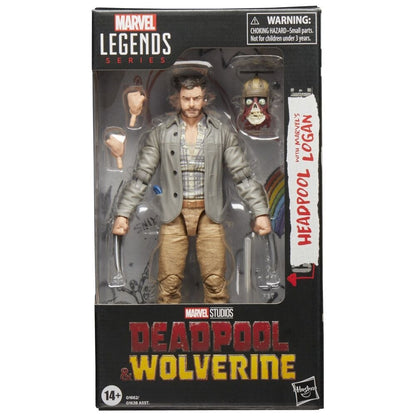 Figura Marvel Legends de Logan con Headpool y base - 2