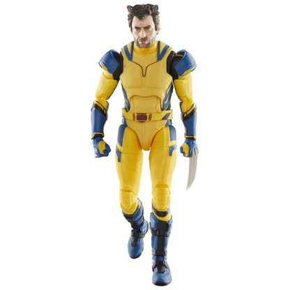 Figura articulada de Wolverine Marvel Legends con traje amarillo y azul - 4