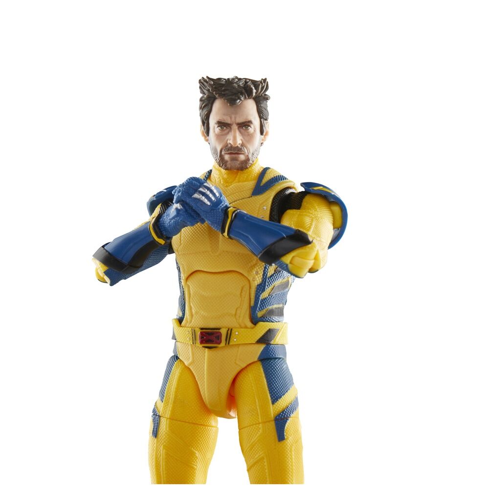 Figura articulada de Wolverine Marvel Legends con traje amarillo y azul - 5