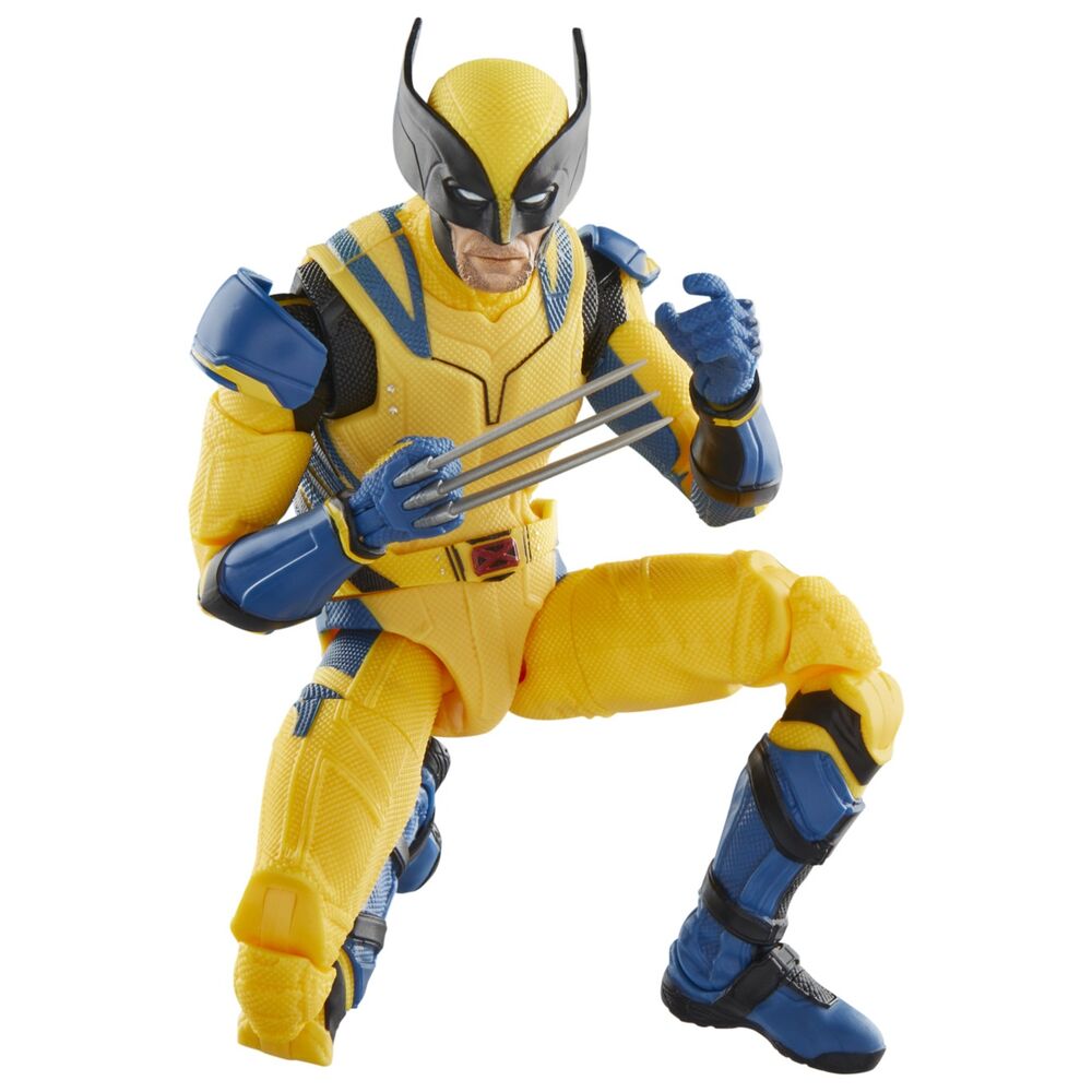 Figura articulada de Wolverine Marvel Legends con traje amarillo y azul - 7