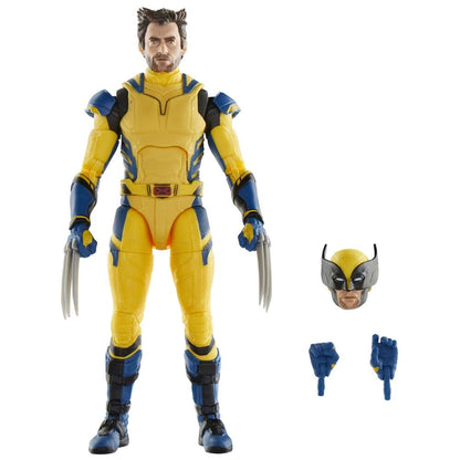 Figura articulada de Wolverine Marvel Legends con traje amarillo y azul - 8