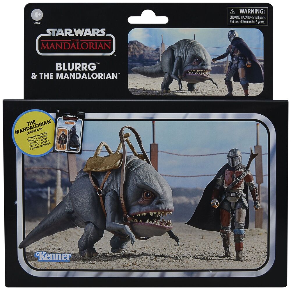 Set de figuras Blurrg y The Mandalorian Star Wars