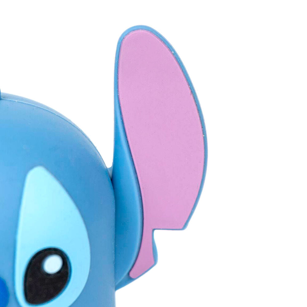 Portatodo 3D azul de Stitch Disney con orejas rosas - 3