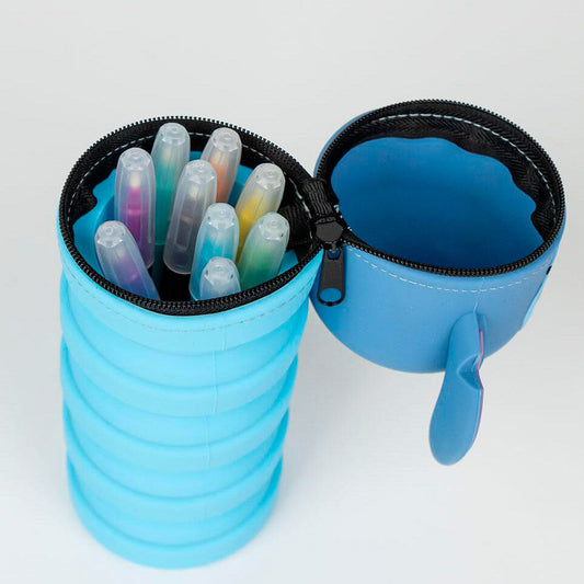 Portatodo 3D azul de Stitch Disney con orejas rosas - 5