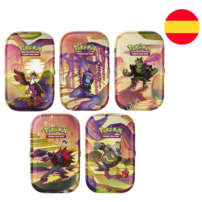 Mini lata Pokémon JCC SV6 surtida en español - 2