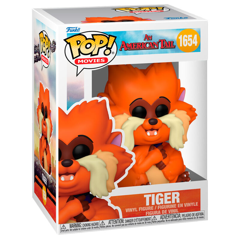 Figura Funko POP! Tiger de Fievel y el Nuevo Mundo en caja