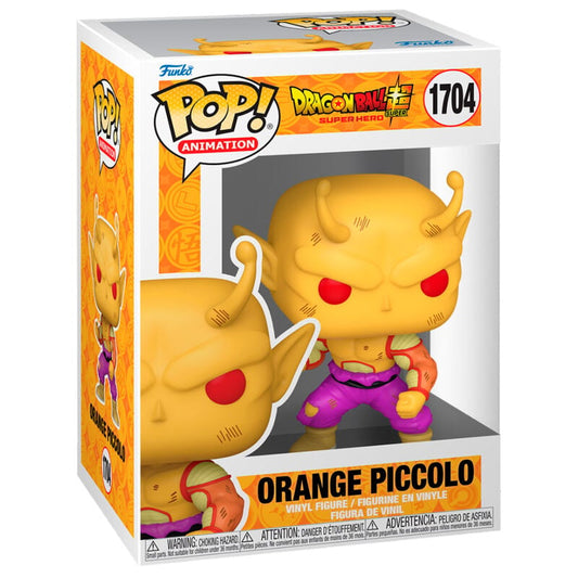 Figura Funko POP! Orange Piccolo de Dragon Ball Super: Super Hero en caja
