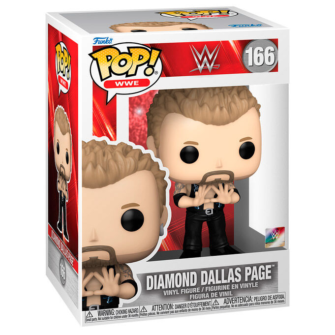 Figura Funko POP! WWE de Diamond Dallas Page #166 en caja