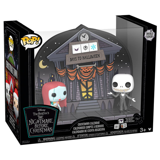 Calendario perpetuo FUNKO POP de Pesadilla Antes de Navidad con Jack Skellington y Sally
