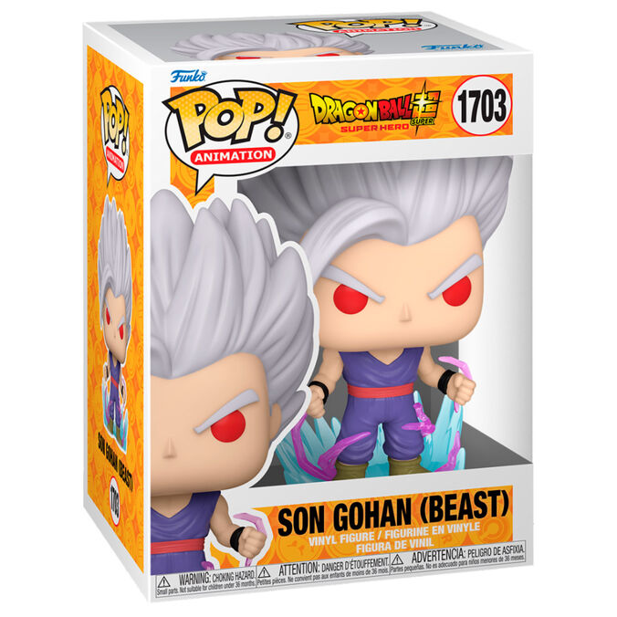 Figura Funko POP! de Gohan Beast con cabello plateado - 5