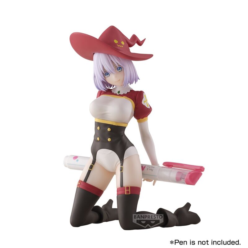 Figura BANPRESTO de Ikora con sombrero rojo y cabello lila