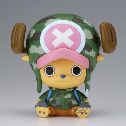 Figura de Chopper Dressrosa de One Piece con gorro y uniforme de camuflaje - 2