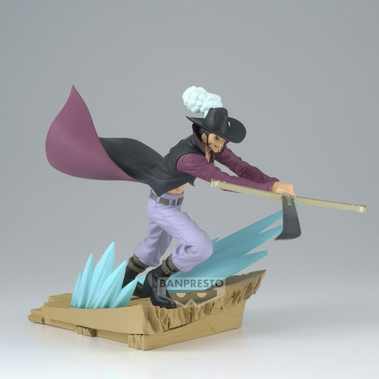 Figura de Dracule Mihawk de One Piece con espada y base escénica - 2