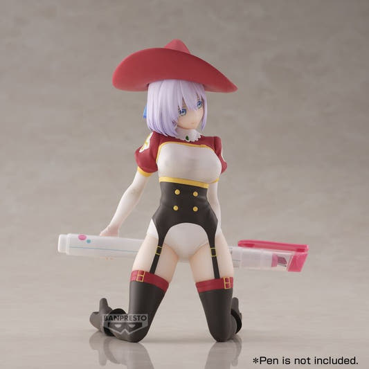 Figura BANPRESTO de Ikora con sombrero rojo y cabello lila - 3
