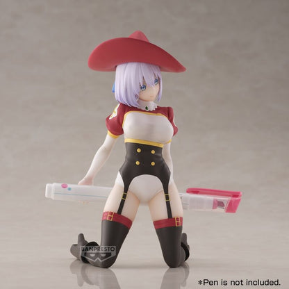 Figura BANPRESTO de Ikora con sombrero rojo y cabello lila - 3