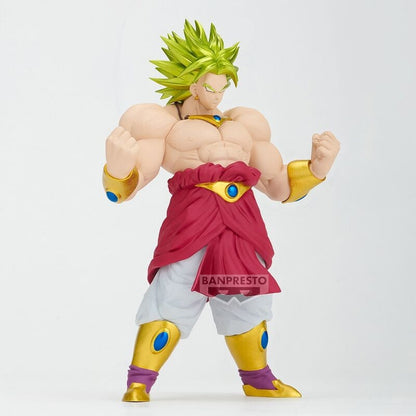 Figura Super Saiyan Broly de Dragon Ball Z con cabello verde y pose de combate - 3