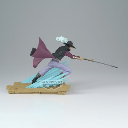 Figura de Dracule Mihawk de One Piece con espada y base escénica - 3