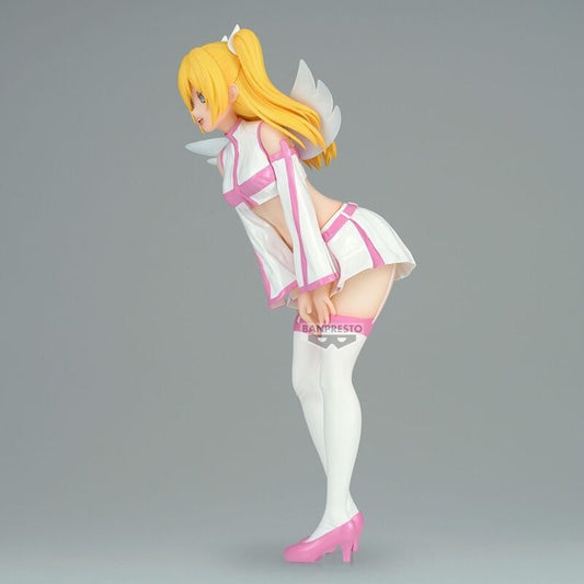 Figura de Liliel con alas blancas y traje rosa y blanco - 4