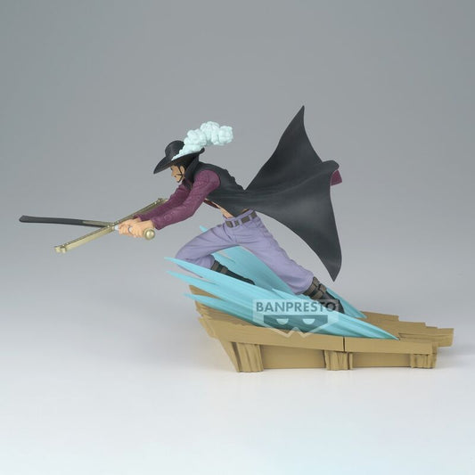 Figura de Dracule Mihawk de One Piece con espada y base escénica - 4