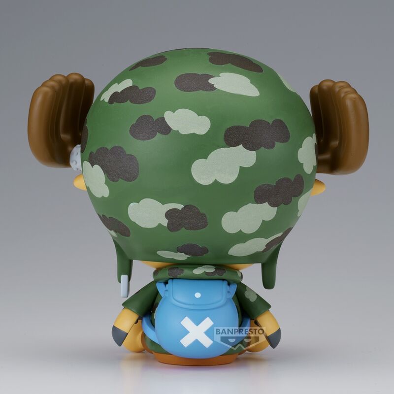 Figura de Chopper Dressrosa de One Piece con gorro y uniforme de camuflaje - 5