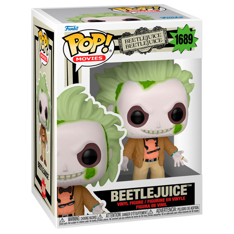 Figura Funko POP de Bitelchus con cabello verde y chaqueta marrón - 2