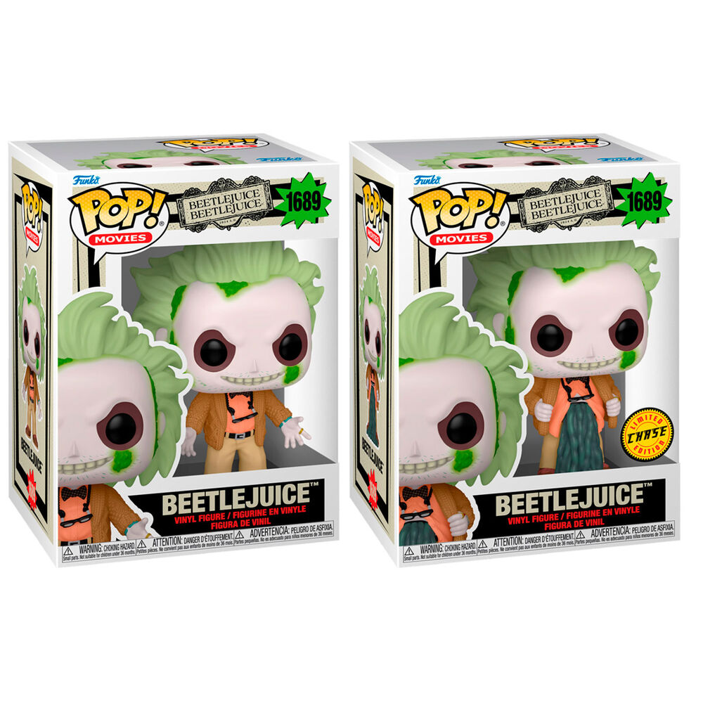 Figura Funko POP de Beetlejuice Bitelchús en caja