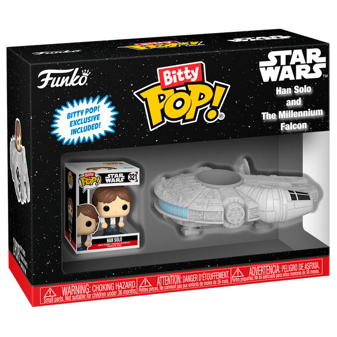 Funko Bitty POP! Ride de Han Solo con el Halcón Milenario