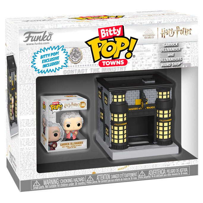 Funko Bitty POP! Town de Ollivanders con Garrick Ollivander