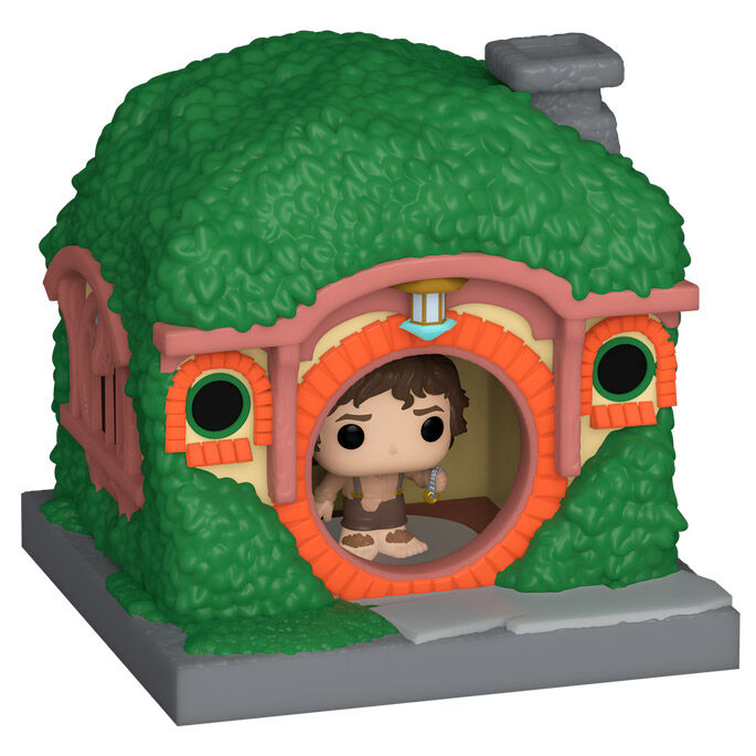 FUNKO Bitty POP! Town de Frodo Baggins junto a una casa de la Comarca - 2