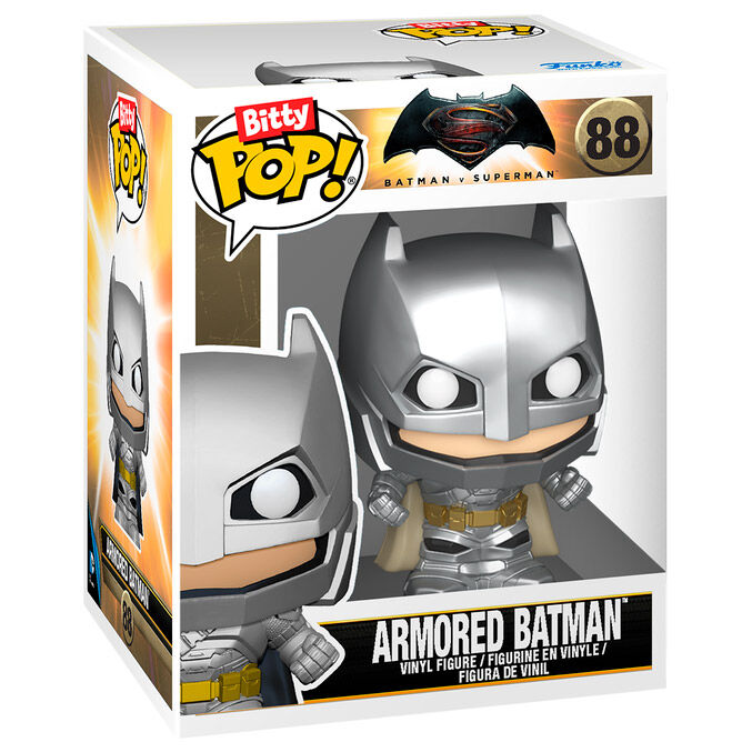 Figura Funko Bitty POP! Ride de Batman con Batmóvil negro - 3