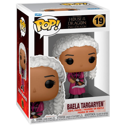 Figura Funko POP! de Baela Targaryen con arco en caja