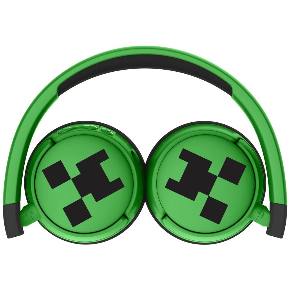 Auriculares infantiles Minecraft verdes y negros con motivo Creeper - 3