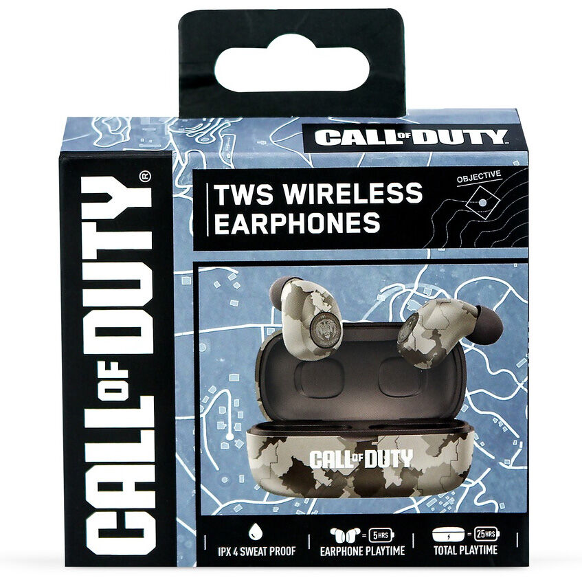 Auriculares inalámbricos TWS Call of Duty con diseño de camuflaje - 6